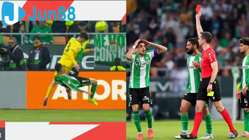 Antony trước đó bị truất quyền thi đấu sau pha vào bóng thô bạo với cầu thủ Girona